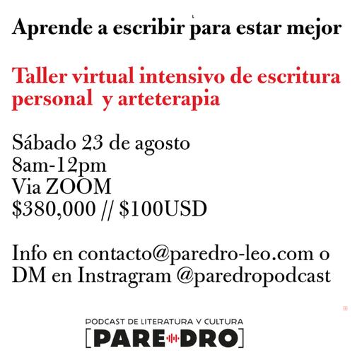 Invitación al taller "Escribir para estar mejor": cómo llevar un diario personal en medio del ruido