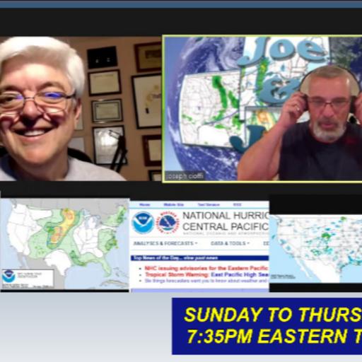 Joe & Joe Weather Show Thunderstorm Risk Through Thursday Dry Northeast Friday, Erin Heads Westward