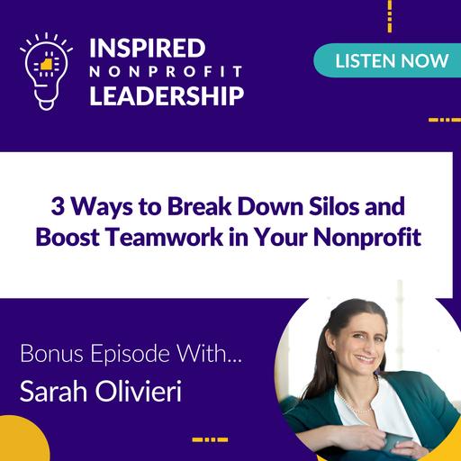 347: 3 Ways to Break Down Silos and Boost Teamwork in Your Nonprofit with Sarah Olivieri