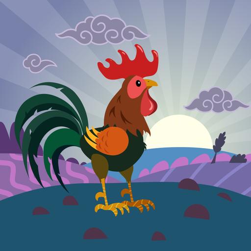 How the Cockerel Got his Red Crown-Storytelling Podcast for Kids:E320