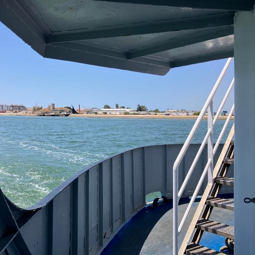 Ferry ride from Vila Real De Santo Antonio (Portugal) to Ayamonte (Spain) on 1st August 2025 – by Cesar Gimeno Lavin