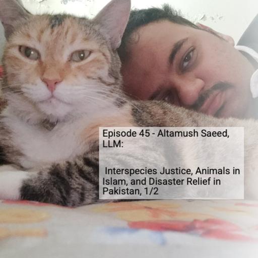 Ep 45 - Altamush Saeed: Interspecies Justice, Animals in Islam, Disaster Relief i-Pakistan, 1/2