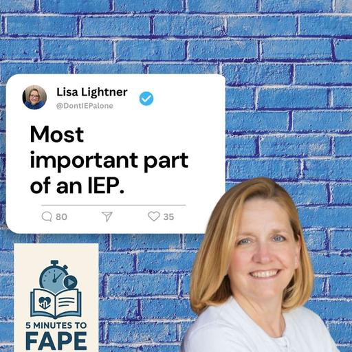 Most important part of an IEP.