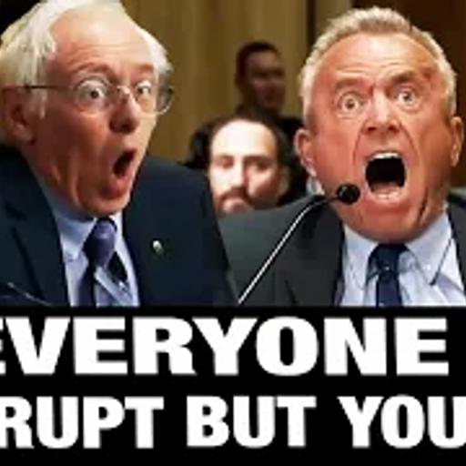 SCREAMING MATCH Between Bernie & RFK At Senate Vaxx Hearing!