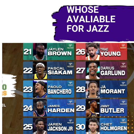PROJECTING - What top 30 player become AVALIABLE for the Utah Jazz. Day 2 with Tim LaComb