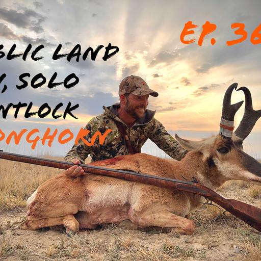 Pronghorn Antelope with a Flintlock Muzzleloader!
