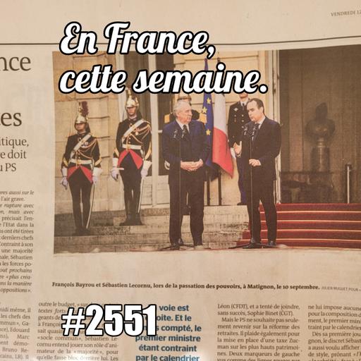 Le mouvement Bloquons tout et la vie politique en France cette semaine
