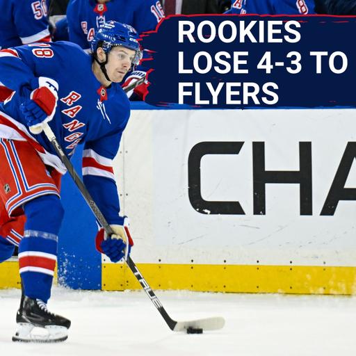 Rangers lose to Flyers in OT, Brennan Othmann scores and mixes it up!!