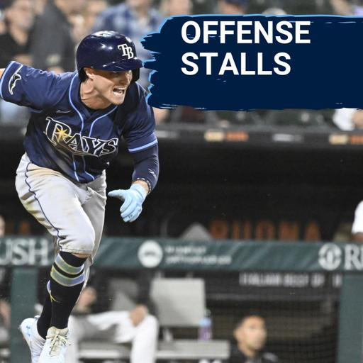 RAYS POSTCAST: The Tampa Bay Rays OFFENSE DISAPPOINTS vs the Toronto Blue Jays
