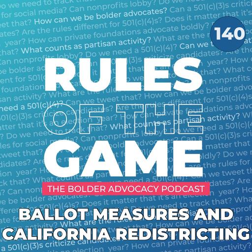 Ballot Measures and California Redistricting