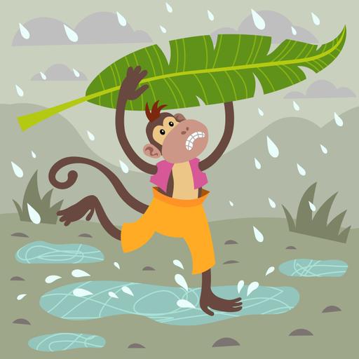 The Battle of the Wind and the Rain-Storytelling Podcast for Kids:E324