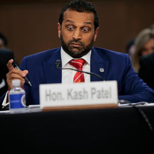 Kash Patel is posting through it