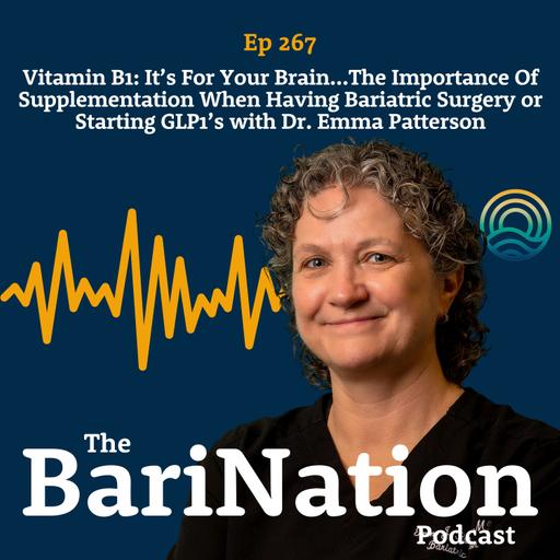 Vitamin B1: It’s For Your Brain…The Importance Of Supplementation When Having Bariatric Surgery or Starting GLP1’s with Dr. Emma Patterson | Ep 267