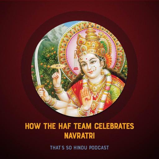 How does the HAF team celebrate Navratri?