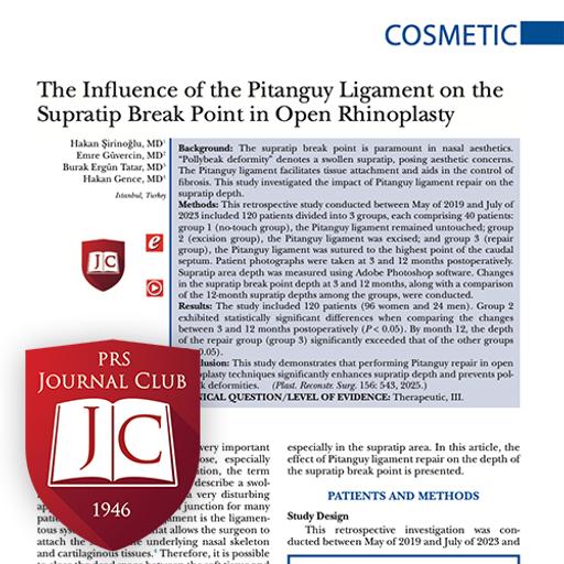 "Pitanguy Ligament in Open Rhinoplasty" with David Stepien, MD - Oct. 2025 Journal Club