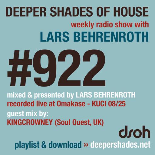 #922 Deeper Shades of House