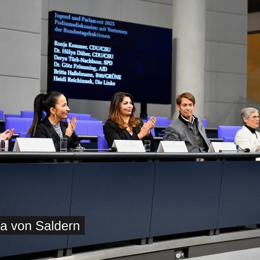 Jugend und Parlament 2025: Podiumsdiskussion