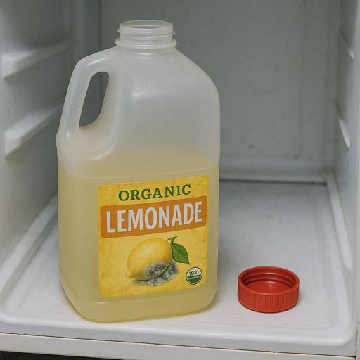 838. Opened Refrigerated Organic Lemonade After 4 Weeks