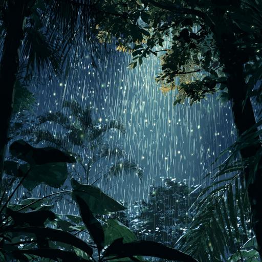 Rain in Bali | Tropical Rain Sounds for Sleep