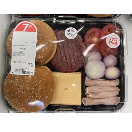 840. DIY French Burger Kit