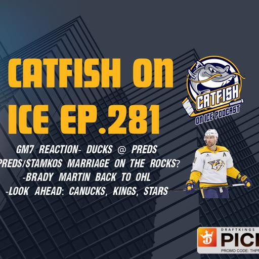 #281-Steven Stamkos experiment beyond repair for Nashville Predators, Brady Martin back to OHL, Ducks/Preds Reaction