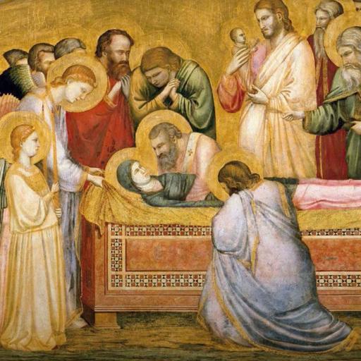 142 “La dormición de la Virgen” de Giotto