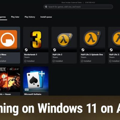 Hands-On Windows 163: Gaming on ARM PCs