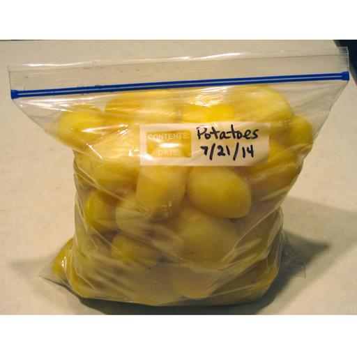 842. Freezing Parboiled Potatoes in Large Masses