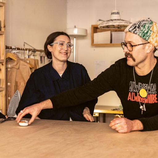 #203: Sewing with Scraps with Birgitta Helmersson & Sam Grose