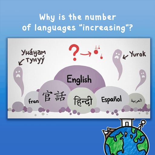 Why is the number of languages "increasing"? MinuteEarth 3.22M subscribers Join