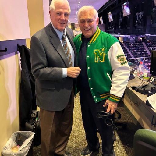 Tom Reid and Lou Nanne