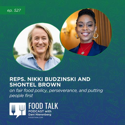 527. Reps. Nikki Budzinski and Shontel Brown on Fair Food Policy, Perseverance, and Putting People First