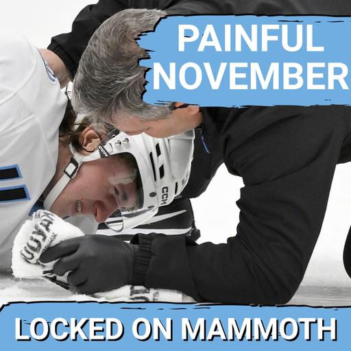 SHOCK Logan Cooley SURVIVES Knee-to-Knee Hit Capping DISASTROUS November Slide | Utah Mammoth Podcast