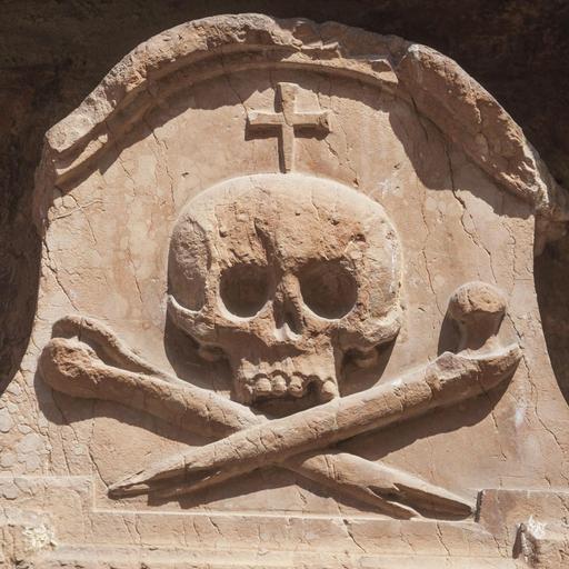 André Tschaikowskys Schädel