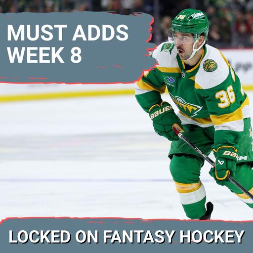 12 MUST ADD Fantasy Hockey Players For Week 8 Matchups: Zuccarello | Quick | Malinski | Samuelsson