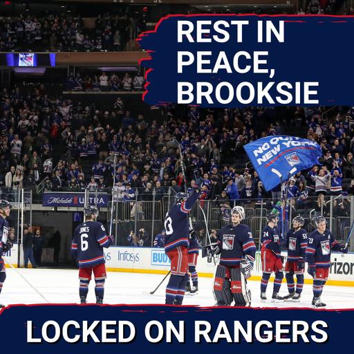 Rest in Peace, Larry Brooks. Paying respect to a New York Rangers legend.