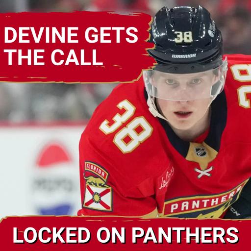 CALLED UP: Panthers Top F Prospect Jack Devine, could make his NHL Debut Thursday!