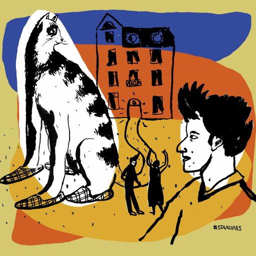 Als Simon van huis is, danst Kiko bij mevrouw Vaneigen