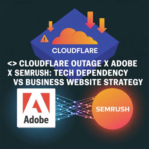 Cloudflare Outage ⚠️ & Adobe x Semrush Deal: Tech Dependency, SEO Strategies & Business Website Strategy with Favour Obasi-ike