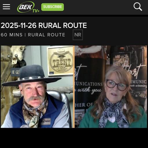 Rural Route Nov 26, 2025 Melisse Hart raw milk, grandparenting, sorting through fake news and Thanksgiving plans this year.