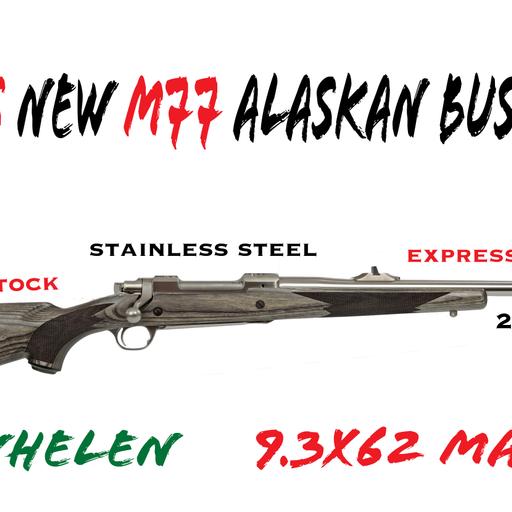 Ruger's New M77 Alaskan Bush Rifle in .35 Whelen and 9.3x62