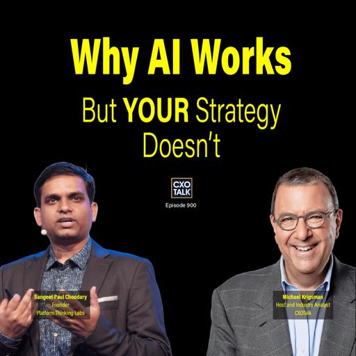 Why Your AI Strategy Is Failing: Fortune 500 CEO Advisor Explains | CXOTalk #900