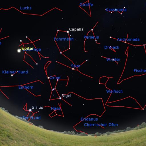 Sternschnuppen - Der Sternenhimmel im Dezember