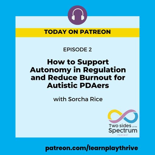 How to Support Autonomy in Regulation and Reduce Burnout for Autistic PDAers with Sorcha Rice
