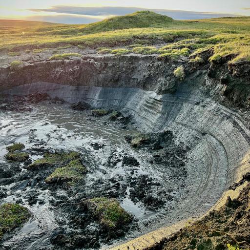 ‘Chunks of earth just disappear’: life on a collapsing island