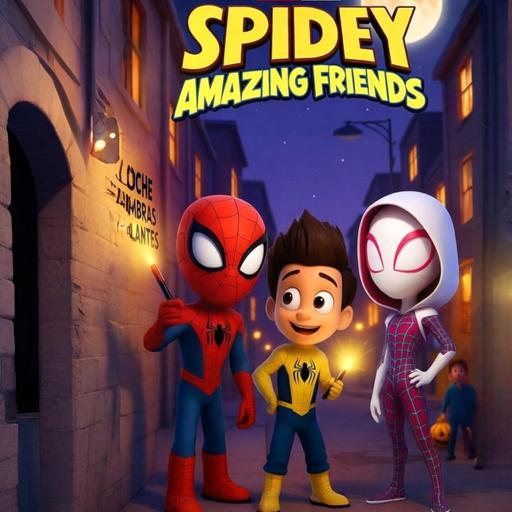 ️Spidey y la Noche de las Sombras Brillantes | Audiocuentos