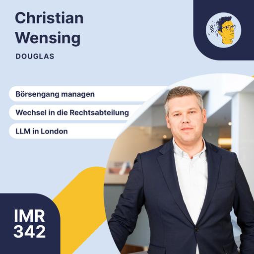 IMR342: Come in & find out: Douglas an die Börse bringen, Glocke der Frankfurter Börse läuten, von der Kanzlei in die Rechtsabteilung wechseln, Secondments, LL.M. in London