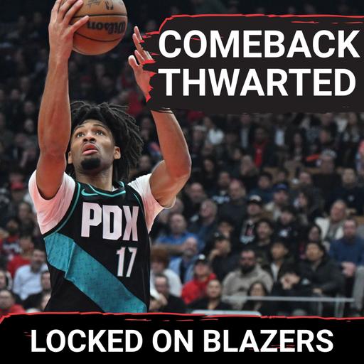 Trail Blazers Comeback Falls Short Against Raptors in Toronto