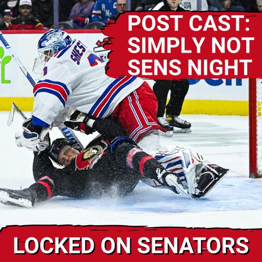POST CAST: SHANE PINTO INJURED DURING OTTAWA SENATORS LOSS VS NEW YORK RANGERS