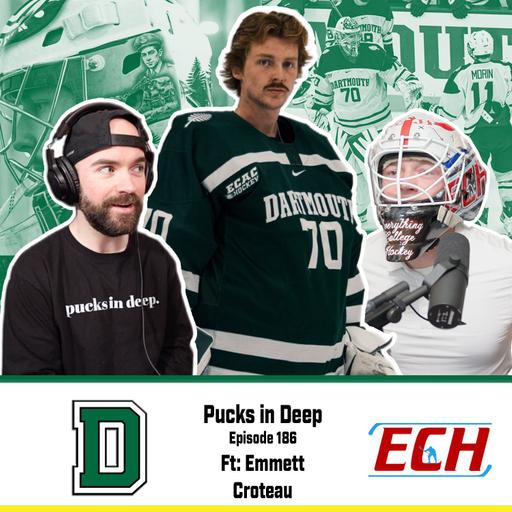 Episode #186 of Pucks in Deep FT: Emmett Croteau